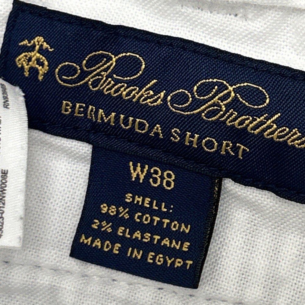 Brooks Brothers Bermuda Seersucker Boat Yatch Shorts Mens 38 Blue Stripes 9" - Picture 3 of 8